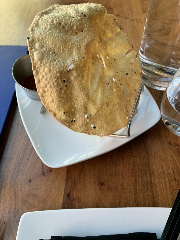 ChoLon Downtown - complementary chip and dip