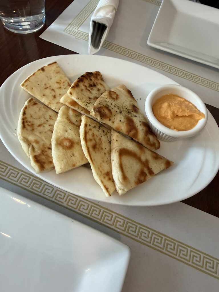 Pita and hummus