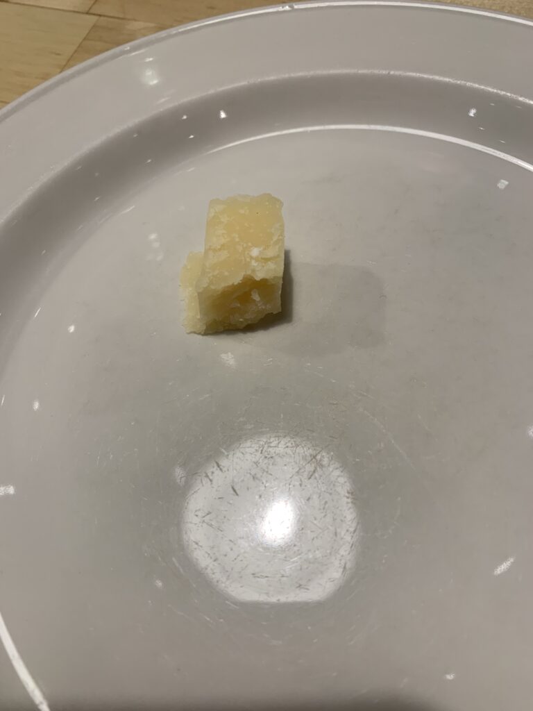 Pasta Shop - complimentary Parmesan cheese