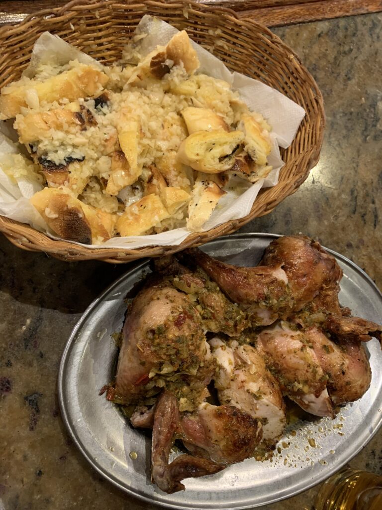 Galeto Sat's - Chicken and garlic bread