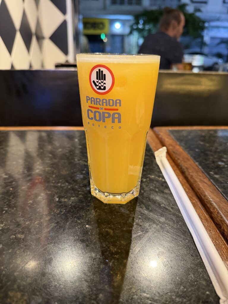 Parada de Copa Restaurante - Freshly squeezed Orange Juice