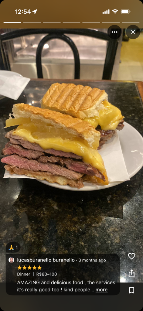 Parada de Copa Restaurante - Google review