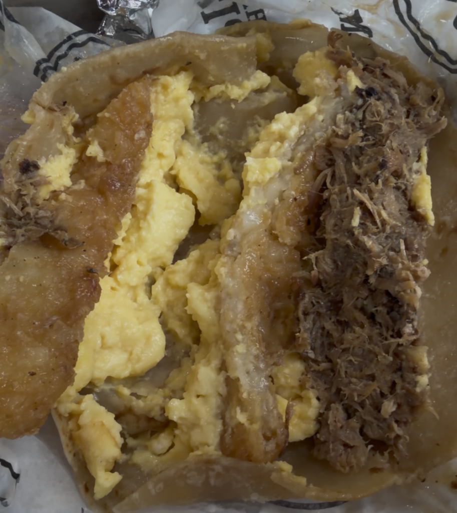 The Pit Room - Pulled Pork Hash & Egg