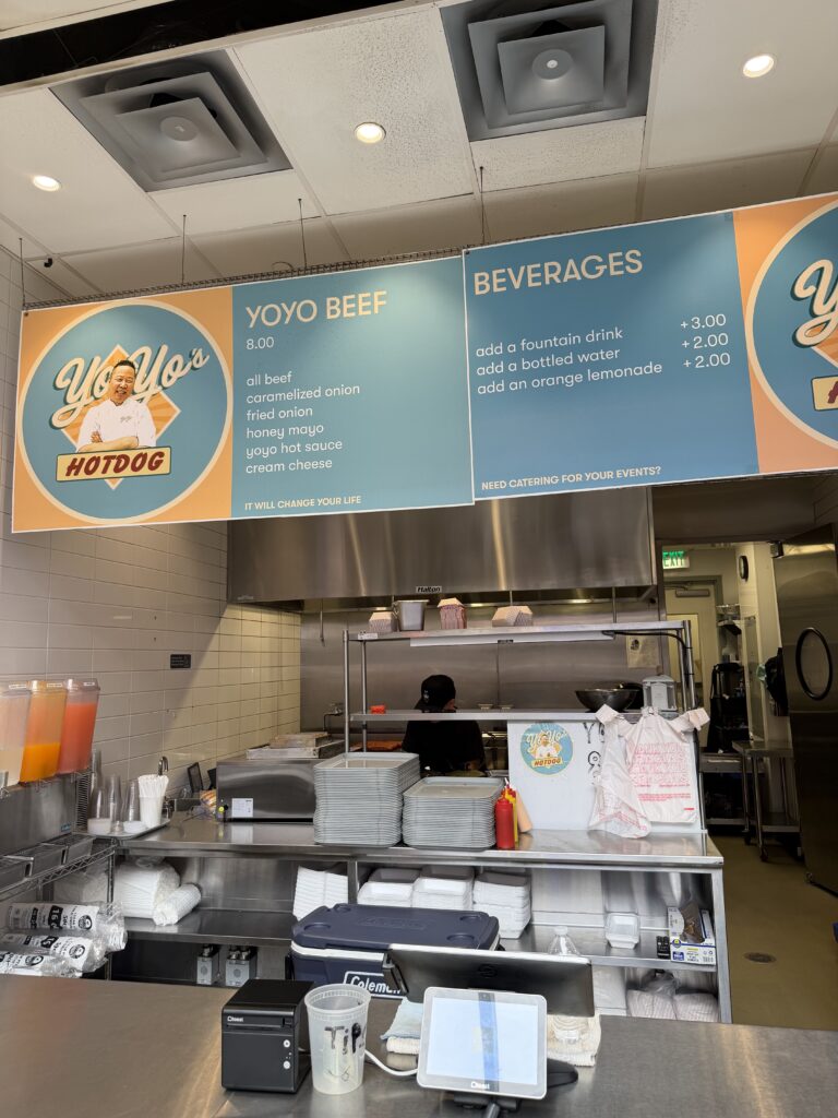 Yoyo's Hot Dog - Menu