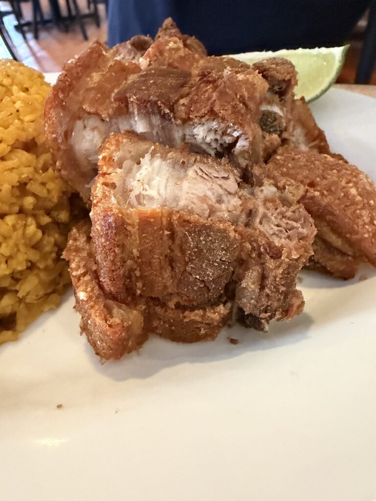 Elsa La Reina Del Chicharron - Chicharrón closeup