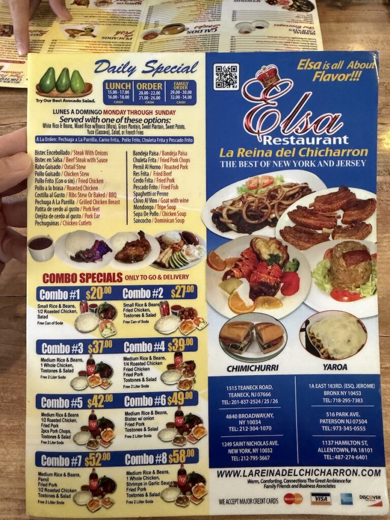 Elsa La Reina Del Chicharron - Menu