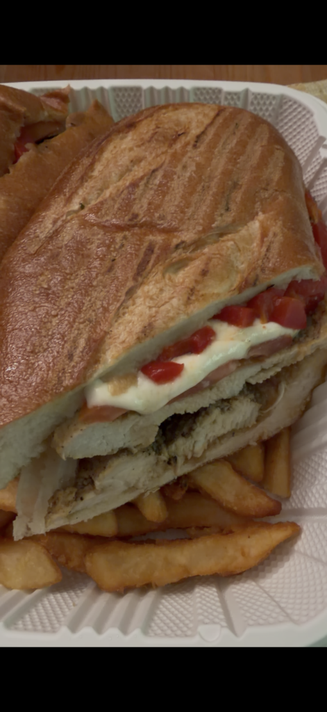 Firehouse Bagel (Branchville) - Grilled chicken el panino top view