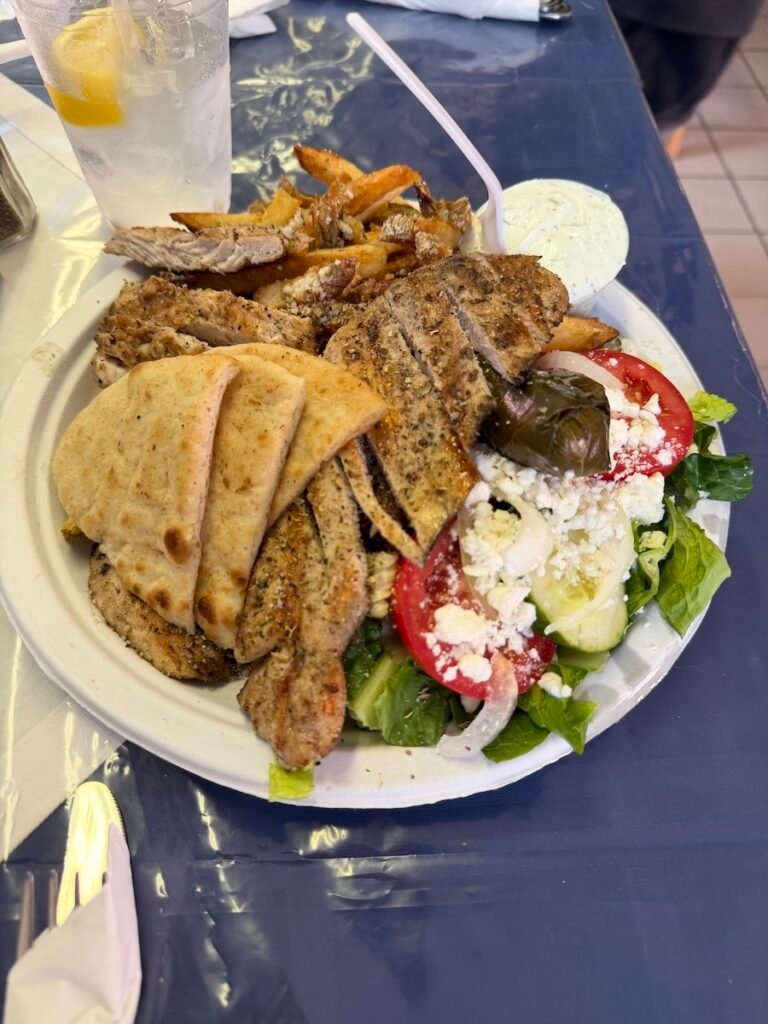 YiaYias Greek Kitchen - Chicken platter