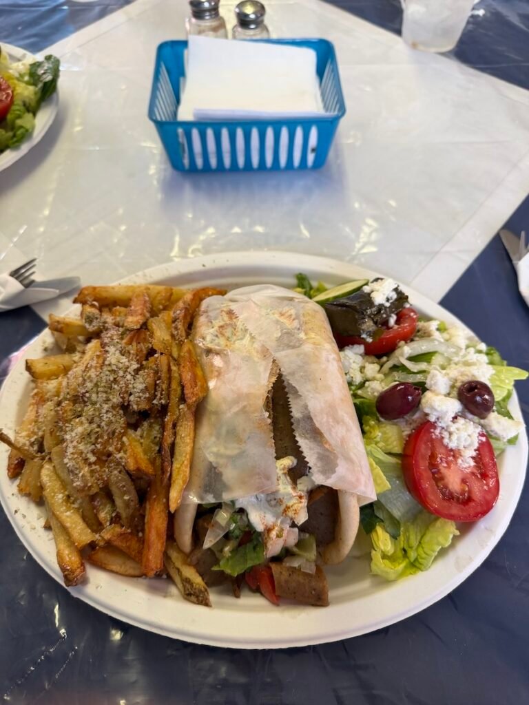 YiaYias Greek Kitchen - Gyro Sandwich Platter