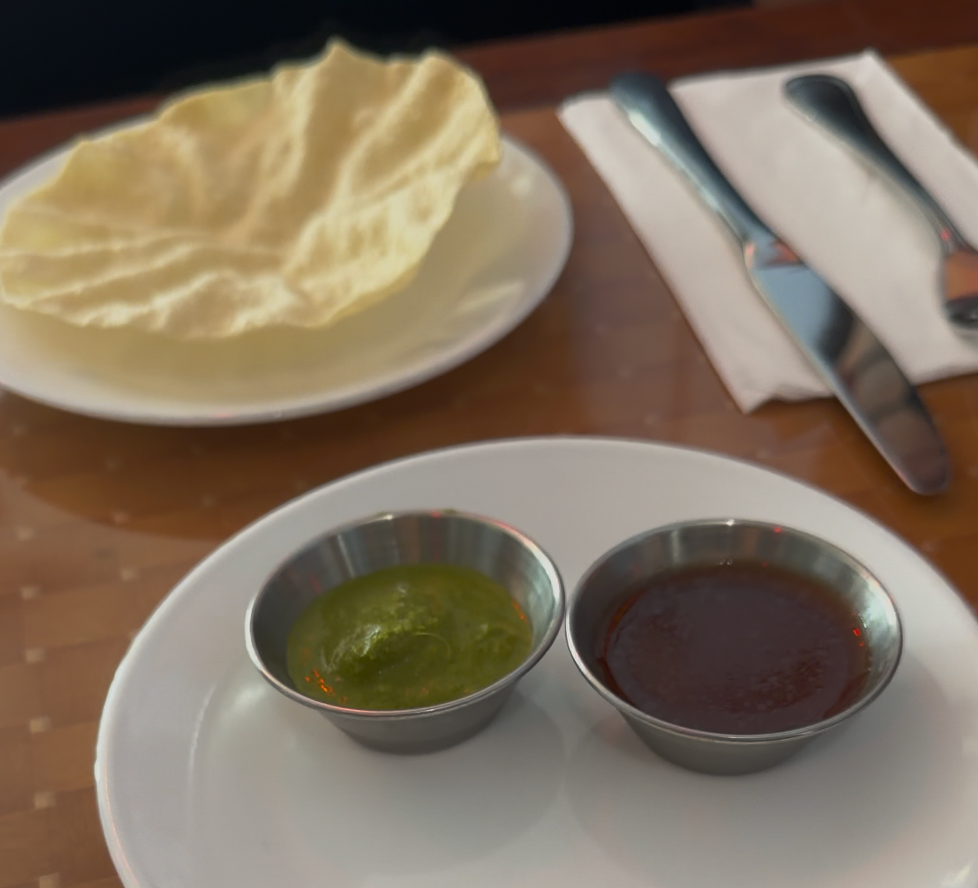 Gulab Indian Restaurant - papadam